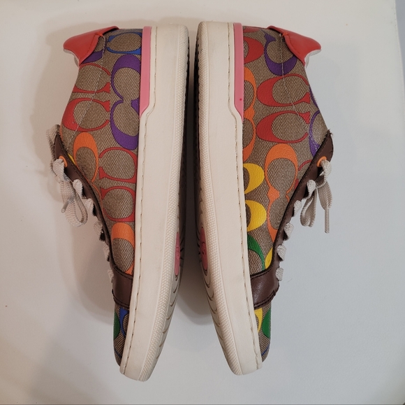 Coach Multicolor Signature Sneakers - Picture 7 of 13